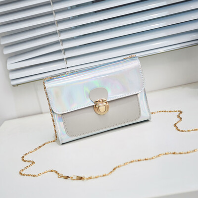 

Tailored Women Fashion laser Cover Hasp Crossbody Bag Shoulder Bag Phone Bag Coin Bag BG