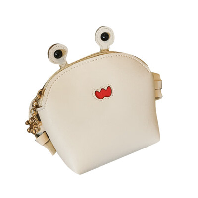 

Women 2019 Hot Mini Crab Zipper Cross-body Handbag Fashion Girls Kids PU Shoulder Messenger Bag