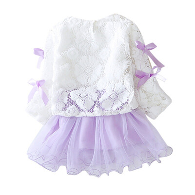 

Full Cotton Autumn Winter Cute Kid Girl Dress Appliques Long Sleeve O-Neck Princess Children Ball Gown Dresses Veistidos