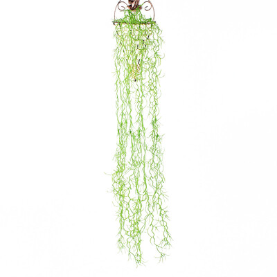 

1pcs 11 Heads Simulation Green Plant Flower Hanging Orchid Home Wall Decoration