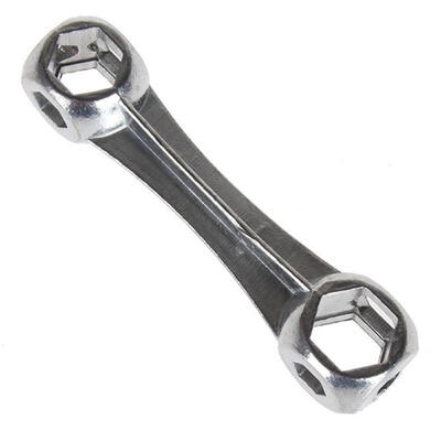 

10 in 1 Mini Bicycle Repair Tool Dog Bone Shape Wrench Hexagon Hole Spanner