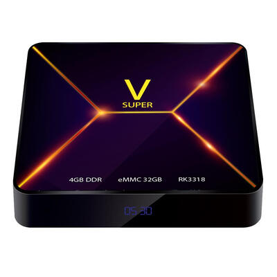 

Super V TV Box 4GB32GB Android 90 Rockchip 3318 Quad Core 4K Set Top Box