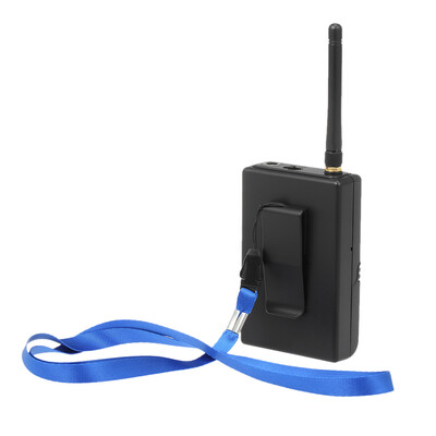 

TP-WIRELESS 24GHz Wireless Audio Tour Guide Acoustic Transmission System Headset Microphone 1 Transmitter 10 Receivers with Lanya