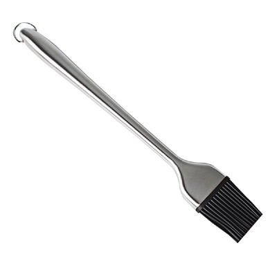 

Sauce Basting Brush Barbecue BBQ Grill Pastry Brush Heat Resistant Baking Cooking Silicone Long Brush Stainless Steel Handles