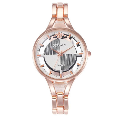 

Women Fashion Alloy Wrist Watch Lady Exquisite Casual Quartz Watch