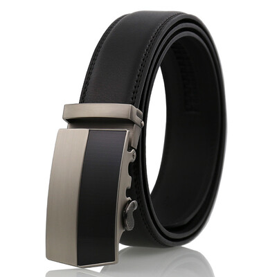

Simple business mens belt automatic buckle leather belt belt belt LY25-1009-1
