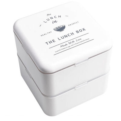 

Healthy Material Lunch Box 2 Layer Bento Boxes Microwave Dinnerware Food Storage Container Lunchbox