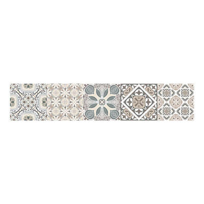 

Retro Pattern PVC Waterproof Anti Mildew Tiles Wall Sticker Home Decor