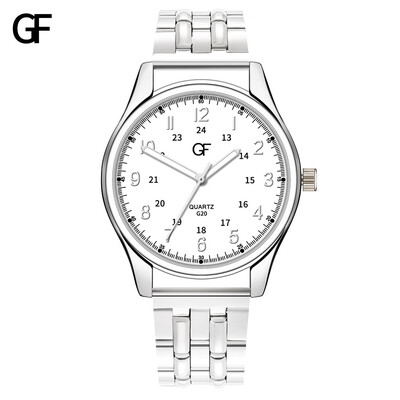 

Gobestart Fashion High-End Mens Quartz Letter Steel With Watch Pointer Light Series Male