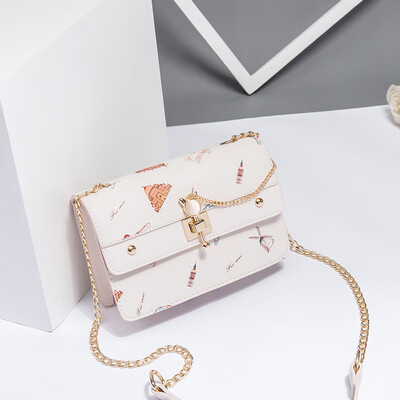 

Summer ins shoulder girl 2019 Joker student chain messenger bag fashion summer fresh