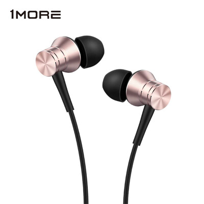 

1MORE Piston Fit In Ear Earphone Aluminium Alloy Aerospace Metal Diaphragm with Microphone 45 degree eartips E1009