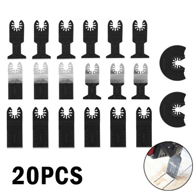 

20pcsSet Oscillating Multi Tool Saw Blades For Fein Multimaster Makita Wood Cut