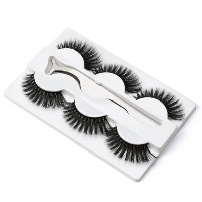 

Lashes Magnetic 3 Magnet Flase Eyelashes 1 Pair Wearing Without Glue 3D Rich Style Thick Eyelashes Makeup With Box gifts