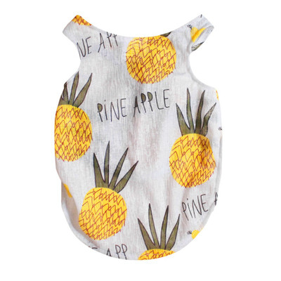 

Pet Spring Summer Costume Cool Breathable Cotton Sleeveless Sling Vest For Dogs