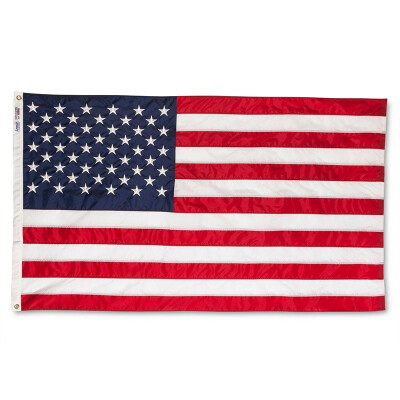 

New Hot High Quality Double Sided Printed Polyester American Flag Grommets Fade Resistant USA Flags And Banners