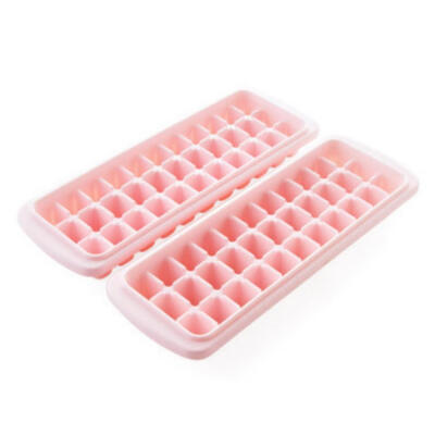 

DIY 33 Ice Grides Set Combination Type PP Ice Making Mold Tray Box with Lid Free Ice Shovel2 Pcslot