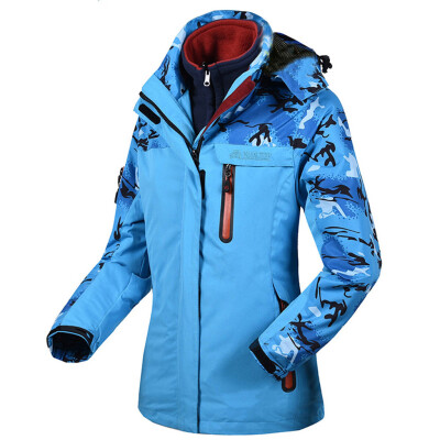 

Toponeto Womens Winter Two Piece Set Camouflage Waterproof Windproof Outdoor Sport Coat