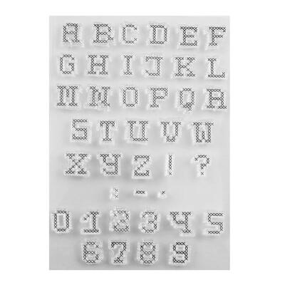 

Transparent Silicone Stamp Kids Toys Flowers Letter Seal Paper Card Making