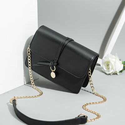 

On the new baby girl 2019 tide Korean version of Joker Messenger bag chain shoulder bag simple fashion small square bag