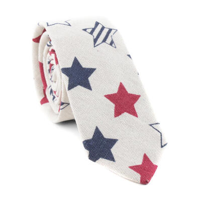 

Men Ties Casual Floral Print Flax Party Narrow Slim Business Formal Necktie