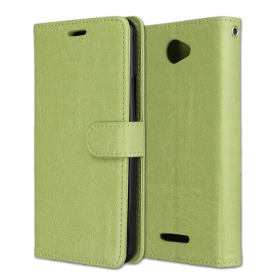 

MOONCASE BQ Aquaris U 3 Card Photo Frame Holster - Green