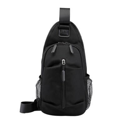 

Shoulder Waist Belt Packs Satchel Chest Mesh Bags Men Casual Messenger Bags