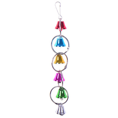 

Pet Bird Ring Bell Parrot Toys Hanging Squirrel Parakeet Cage Toys