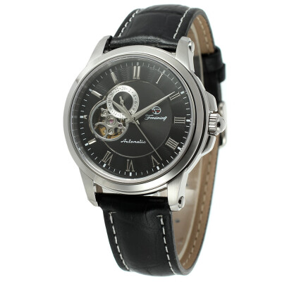 

Stainless steel waterproof leather Japan automatic mechanical watch mens watch mens watch hollow male mechanical