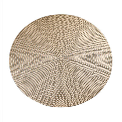 

Hotel Restaurant Round PVC Placemat Nordic Anti-scalding Insulation Table Mat Steak Pad Nordic Style Round Placemat