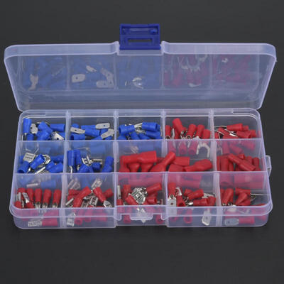 

Greensen 140pcs Insulated Crimp Terminal Electrical Wiring Connector Assortment Set