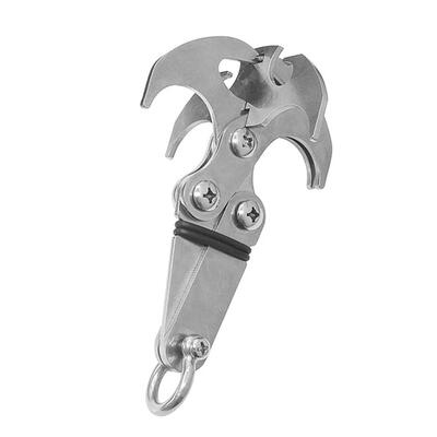 

Stainless Steel Survival Folding Grappling Hook Climbing Claw Bottle Opener