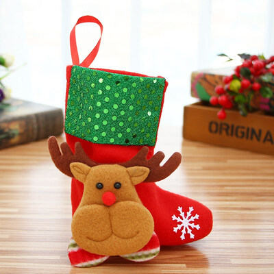 

FUNNYBUNNY Mini Christmas Stockings Gift & Treat Bag for Favors&Decorating