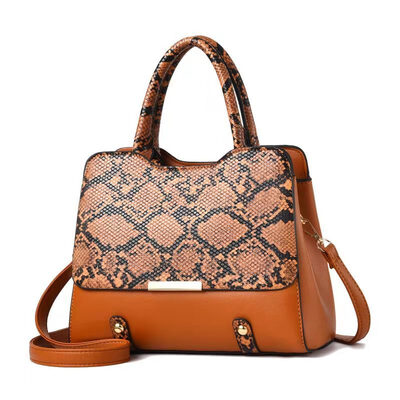 

Female bag 2019 new tide ladies bag PU leather simple handbag shoulder female big bag Messenger bag