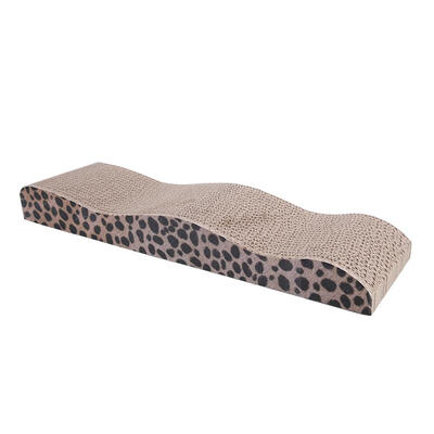

Cute Wave Shape Dual Sides Corrugated Paper Pet Cat Toy Cat Claw-grinding P