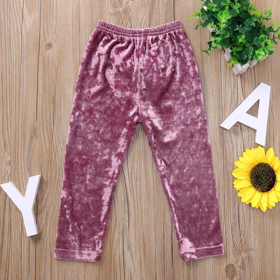 

Toddler Kids Baby Girls Heart Bow Splicing Long Pants Trousers Children Clothes