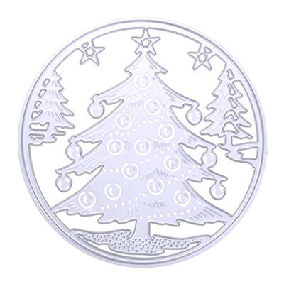 

Christmas Tree Cutting Dies Stencils Scrapbook Embossing DIY Craft Card