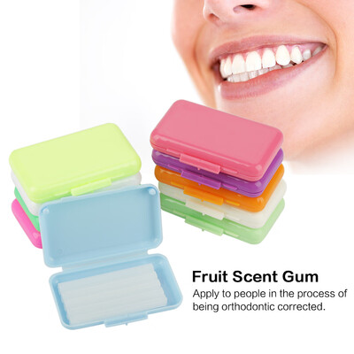 

Greensen Braces Gum Gum Irritation50 pcs Dental Flavoured Relief Ortho Wax Brace Fruit Scent Gum Irritation Set