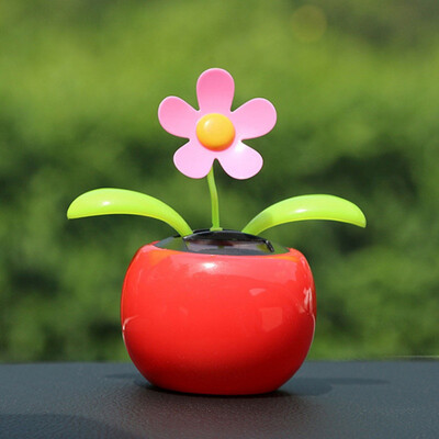 

Lovely Shaped Solar Energy Sunflower Solar Automatic Swing Sunflower Car Ornaments