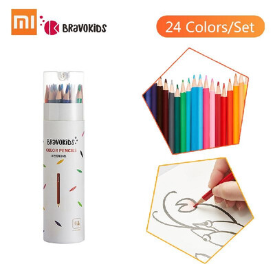 

Xiaomi Mijia Bravokids Color Pencil 24 ColorsSet Wood Color Pencil for Artist Children Painting Drawing Sketch Art Supplies Schoo