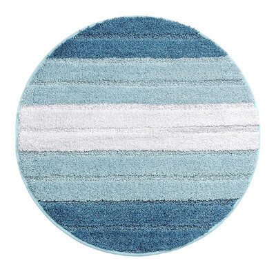 

Bath Mat Round Carpet Soft Polyester Microfiber Floor Rug Non Slip Water Absorbent Door Mat Chair Mat Machine Washable Bathroom Ru