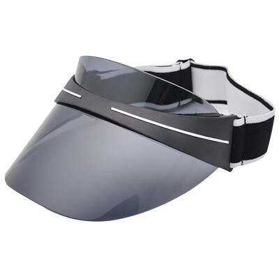 

Plastic Clear Sun Visor Hat Outdoor Sports Beach Travel Golfing Visor Hat Cap
