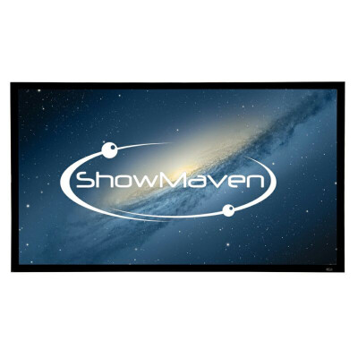 

100" 169 HD Frame Projector Screen 87"x 49"Projection Velvet Home Theater White