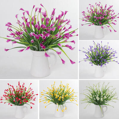 

1 Bouquet 5 Branches Artificial Calla Lily Flower Wedding Table Plant Home Decor