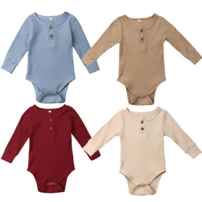 

AU Newborn Infant Baby Boy Girl Kid Knit Romper Jumpsuit Bodysuit Clothes Outfit