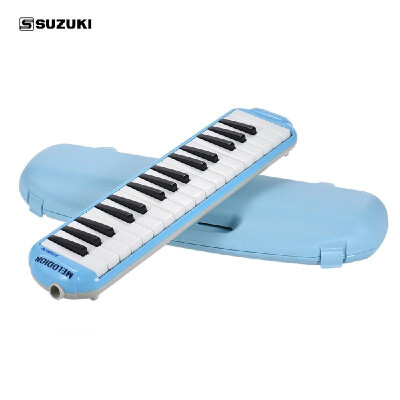 

SUZUKI STUDY-32 32-Key Melodion Melodica Pianica Musical Education Instrument with Long & Short Mouthpiece Hard Case for Students