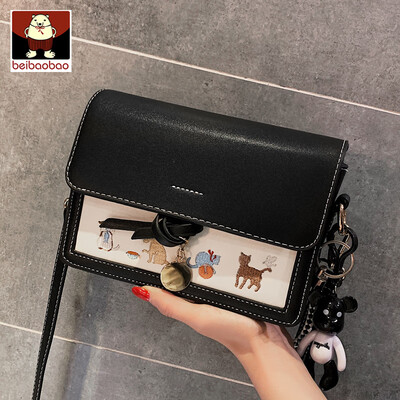 

Ins New Small Bag 2019 New Texture Western Style Small Square Bag Korean Embroidered Single Shoulder Messenger Bag