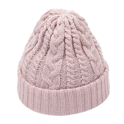 

Tailored Fashion Women Men Solid Color Knited Headgear Beanie Tail Hat Cap