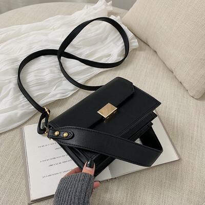 

Senior sense bag female 2019 new wave Korean fashion wild wild casual texture texture shoulder slung small square bag