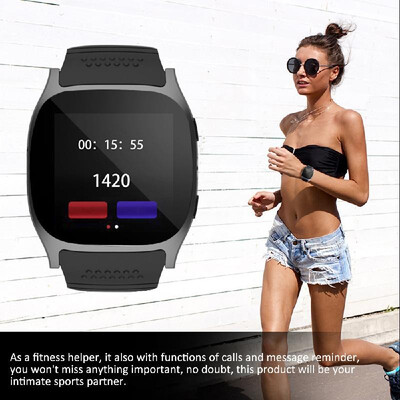 

T8 154in Smart Watch Sport Walking Monitoring Band BT Touch Screen MultiFunctional Watches