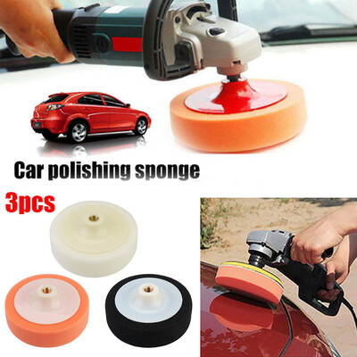 

Tailored 3Pcs Car Polishing Sponge Waxing Buffing Pads Compound Auto Polisher